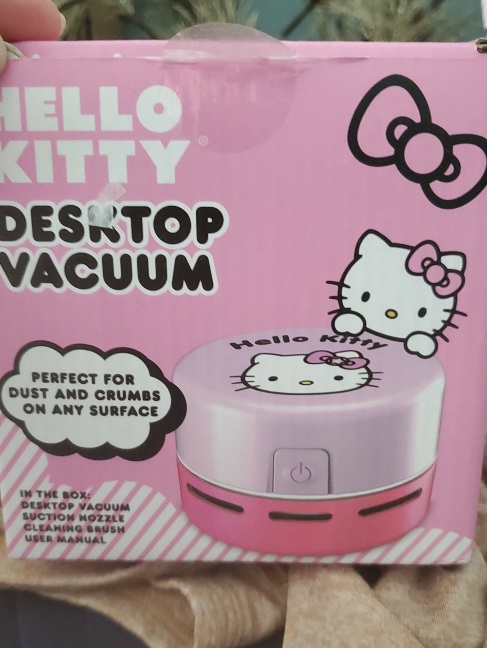 Hello Kitty Pink Mini Desktop Vacuum Cleaner